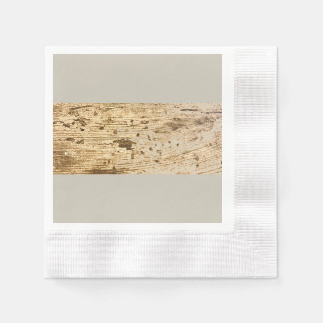 Originale Holzmaserung  Serviette (Vorderseite)