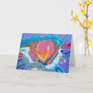 Originale Kunst "Heart Me" Karte