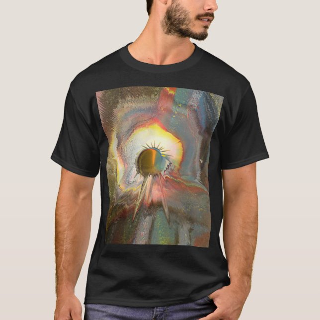 Originale Spin-Art T-Shirt (Vorderseite)