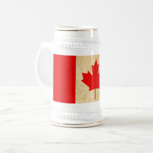 Originale vintage patriotische Nationalflagge Kana Bierglas