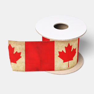Originale vintage patriotische Nationalflagge Kana Satinband