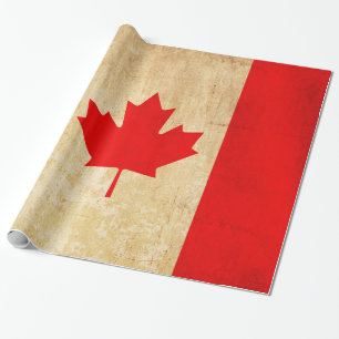 Originale Vintage patriotische Nationalflagge von Geschenkpapier