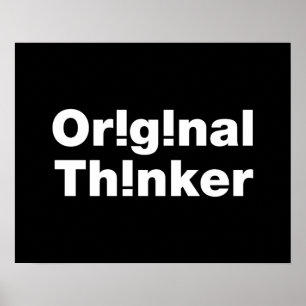 Originaler Denker Poster
