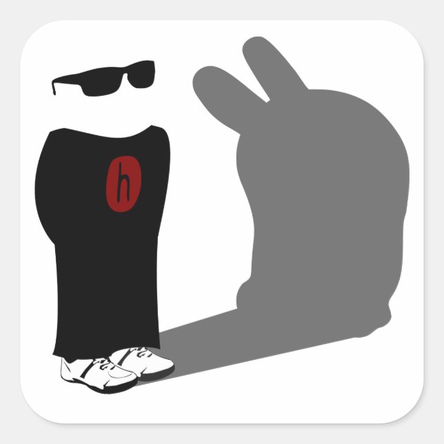 Originaler Harvey OS Quadratischer Aufkleber (Vorderseite)