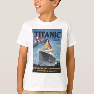 Originaler Titanic Vintage Poster 1912 T-Shirt