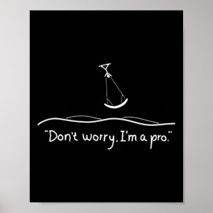 Originales Kite-Surfing-Geschenk Poster