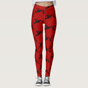 Originalgemälde Pferd Chinesisches Neujahr L1 Leggings