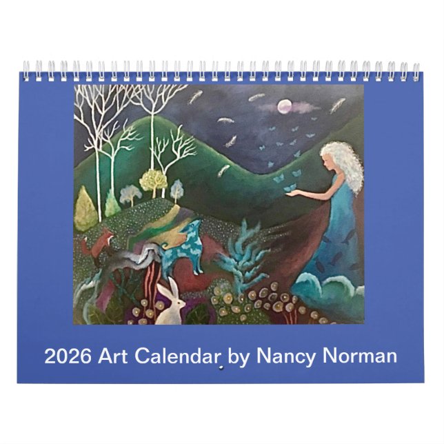 Originalkunst von Nancy Norman Kalender (Titelbild)