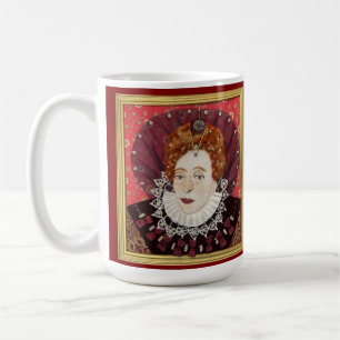 Originalporträt von Elizabeth 1st. Kaffeetasse