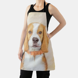 Originaltierkunst - Gemälde eines Beagle-Hundes Schürze