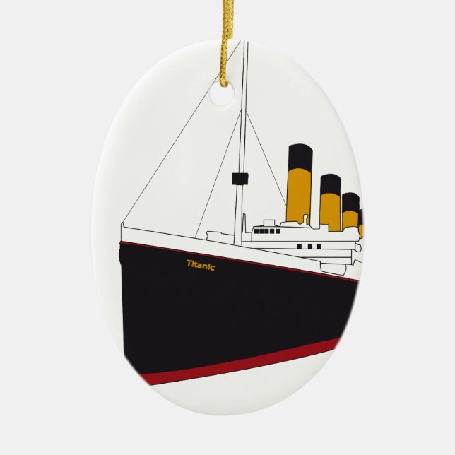 Originaltitanic Keramik Ornament (Vorne)