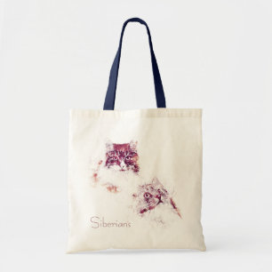 Originalvorlage-sibirische Katzen-Taschen-Tasche Tragetasche