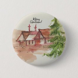 Originelle Aquarellskizze Button