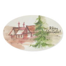 Originelle Aquarellskizze