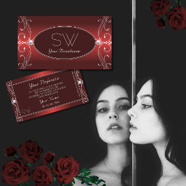 Originelle Verzierte Sparkling Diamonds Visitenkarte