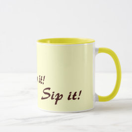 origineller Teeslogan Tasse
