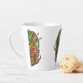 Originelles Abstraktes Portal-Muster Milchtasse