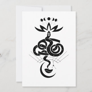 Originelles Design für den Schlangendruck 2025, Kr Einladung