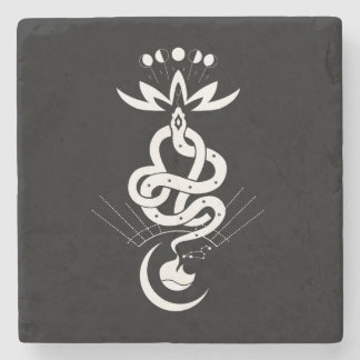 Originelles Design für den Schlangendruck 2025, Lö Steinuntersetzer