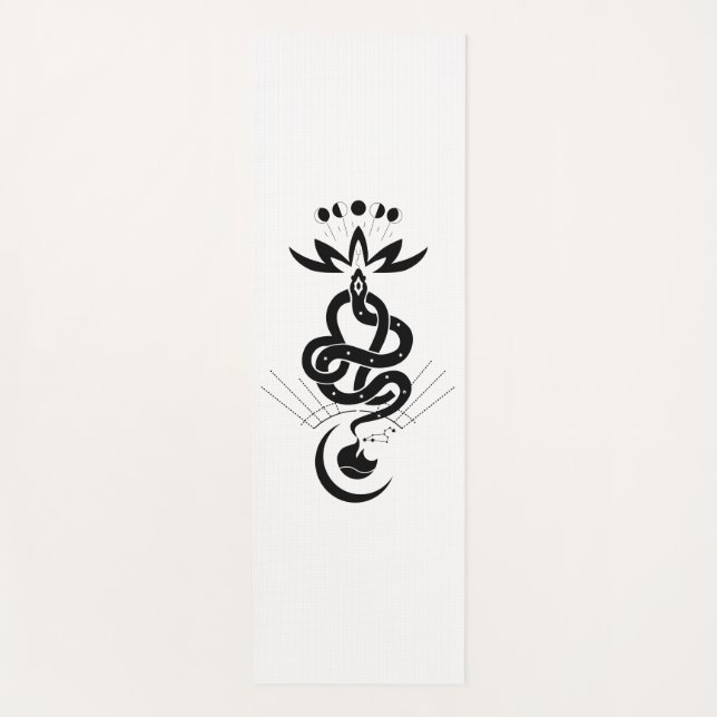 Originelles Design für den Schlangendruck 2025, Lö Yogamatte (Vorderseite)