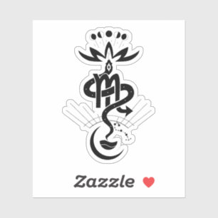 Originelles Design für den Schlangendruck 2025, Sk Aufkleber