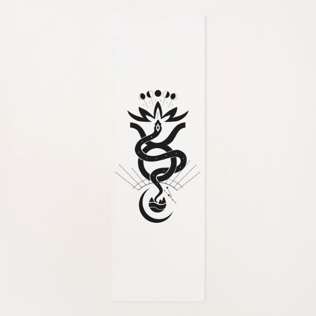 Originelles Design für den Schlangendruck 2025, Ta Yogamatte (Vorderseite)