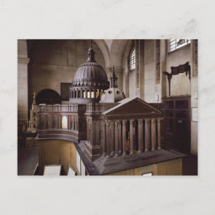 Originelles Design für die St. Paul's Cathedral Postkarte