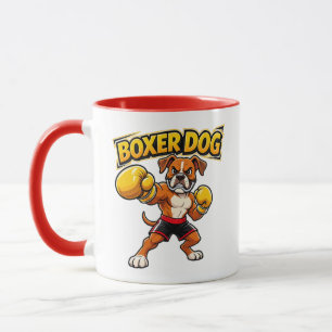 Originelles Design Lustiger Boxer Boxerhund Tasse