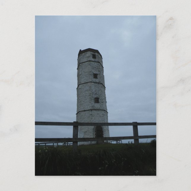 Originelles Leuchtturm im Flamborough Postkarte (Vorderseite)