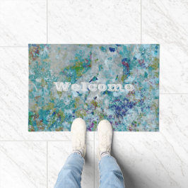 Originelles, modernes Kunstdesign Fußmatte