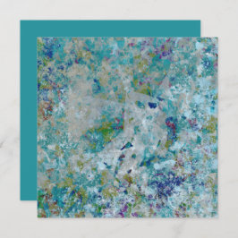 Originelles, modernes Kunstdesign Karte