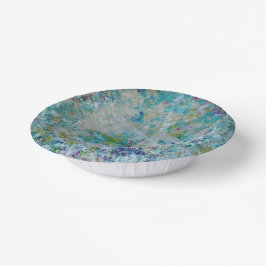 Originelles, modernes Kunstdesign Pappteller