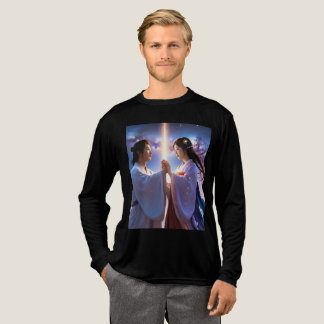 Orihime und Hikoboshis Sternenfest Tri-Blend Shirt