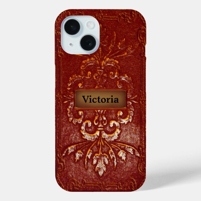 Oriholt Diva Viktorianisch Monogram Case-Mate iPhone Hülle (Rückseite)