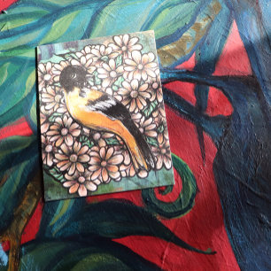 Oriole Bird Art-Designs Feiertagspostkarte