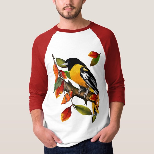 Oriole in den Fall-Shirts T-Shirt (Vorderseite)