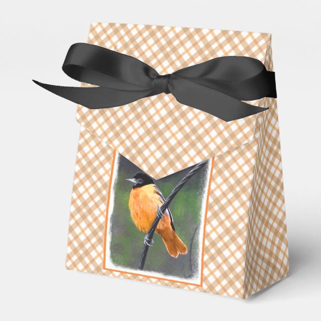 Oriolmalerei - Original Vogelkunst Geschenkschachtel (Vorderseite)
