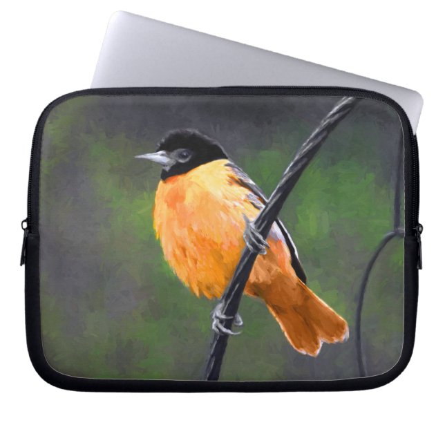 Oriolmalerei - Original Vogelkunst Laptopschutzhülle (Vorderseite)