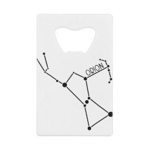 Orion die Jäger Konstellation spielt Grafik die Geldbeutel Flaschenöffner