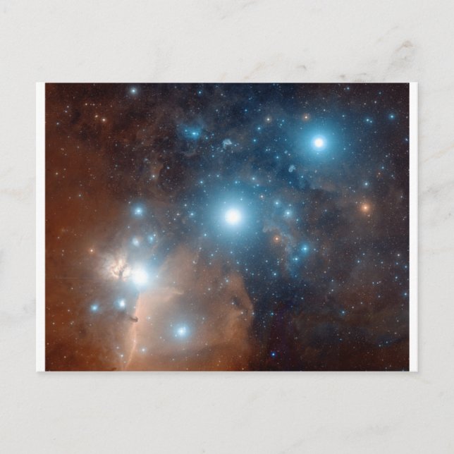 Orion-Gürtel Postkarte (Vorderseite)