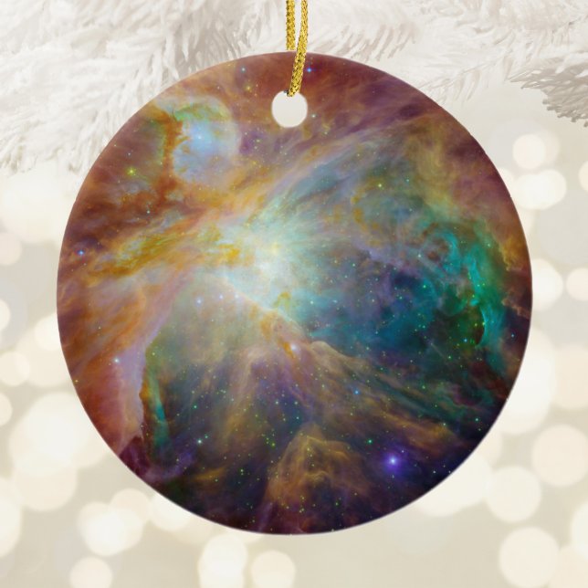 Orion in Infrared Keramikornament (Orion in Infrared Ceramic Ornament)