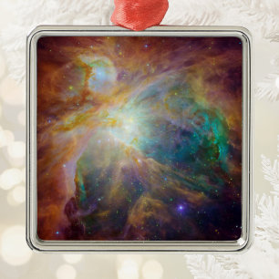 Orion in Infrared Ornament Aus Metall