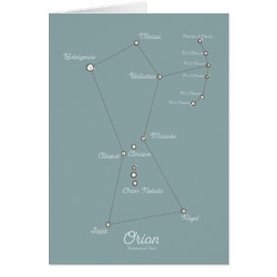 Orion-Nebel Astronomische Karte