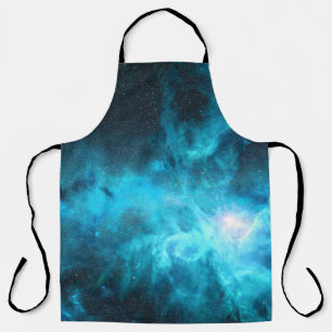 Orion Nebel, blaues Licht, Astronomie. Schürze