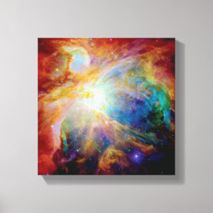 Orion-Nebel Hubble Spitzer-Teleskop Weltraum-Foto Leinwanddruck