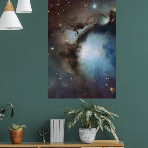 Orion-Nebel Messier 78 echtes Weltraumfoto Poster