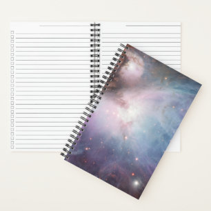 Orion-Nebel Messier 78 Pastell-Weltraum-Foto Notizbuch