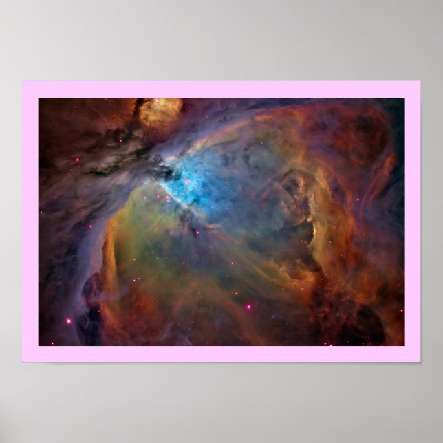 Orion-Nebel-Poster AB 14.95 Uhr Poster (Vorne)
