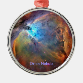 Orion-Nebel-Weltraum-Galaxie-Dekoration Silbernes Ornament