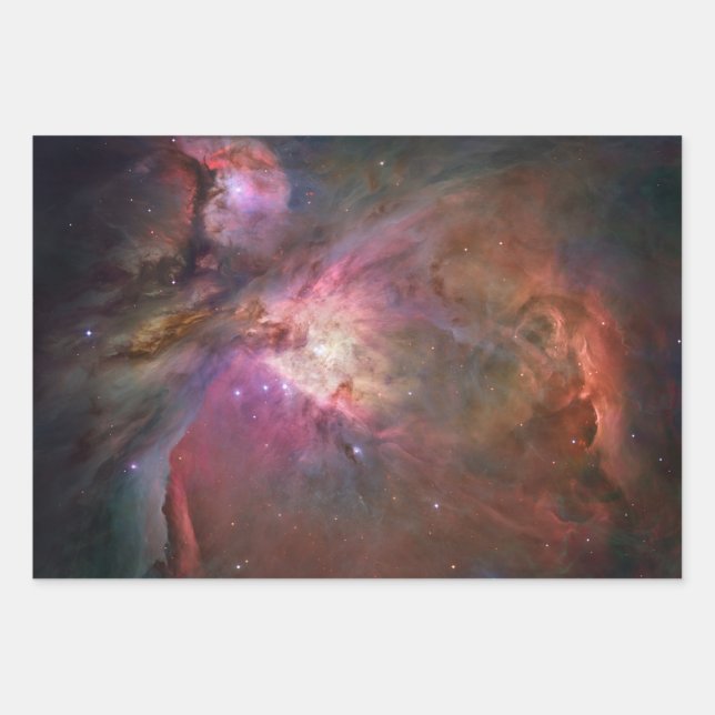 Orion Nebula Hubble Teleskop Universum Kosmo Geschenkpapier Set (Vorderseite)